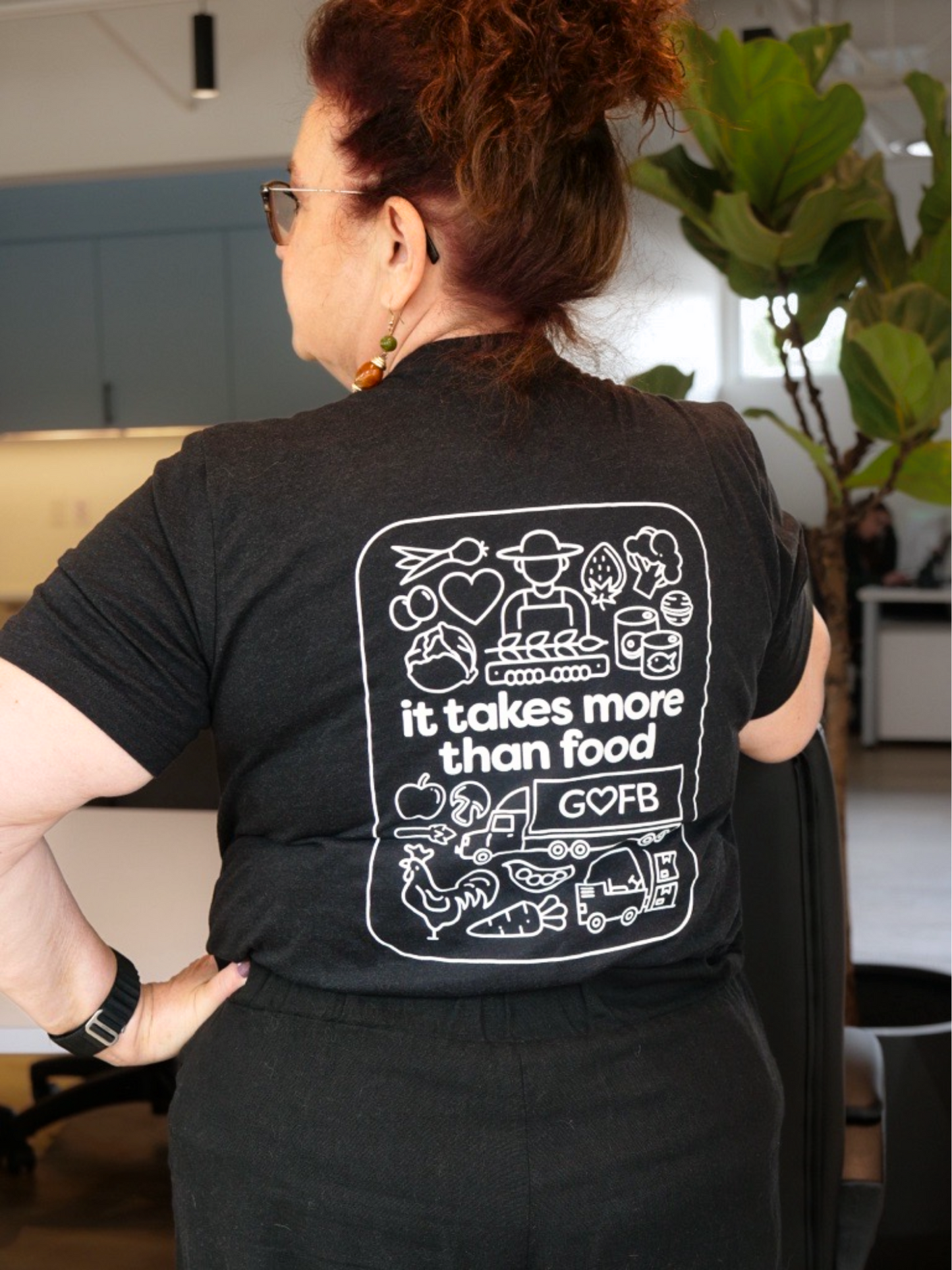 Women's "It takes more than food" T-Shirt